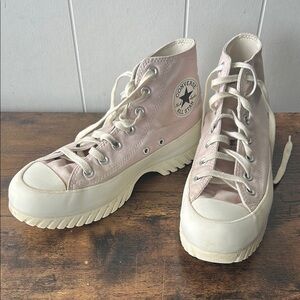 Converse Women's Lugged High-Top Sneakers - Pink